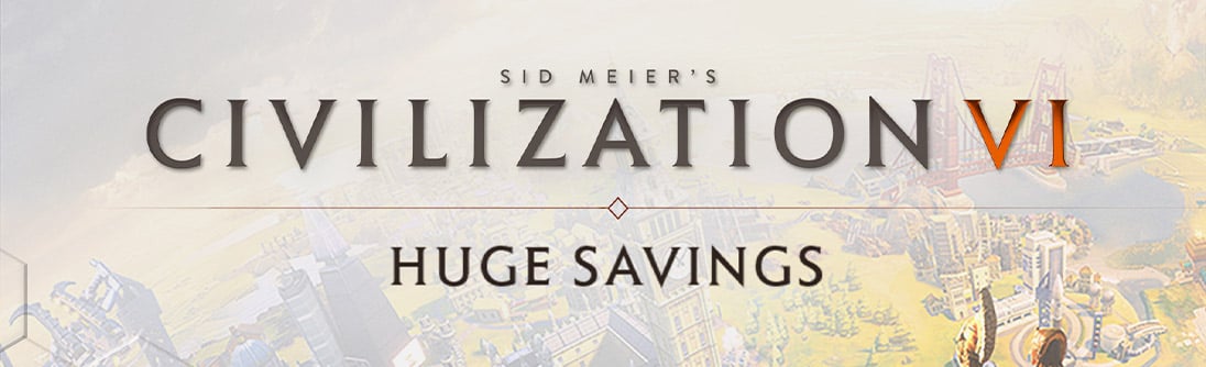 Sid Meier’s Civilization Franchise Sale, up to 95% OFF banner img