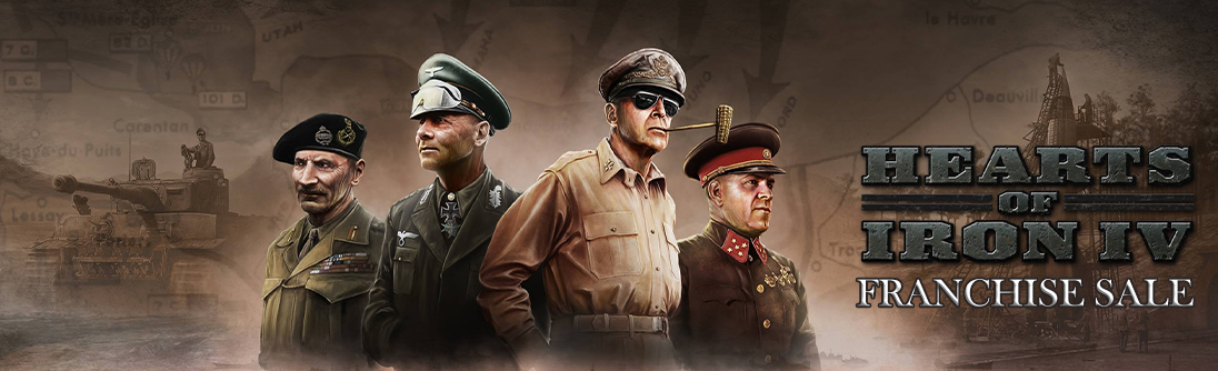 Hearts of Iron IV Franchise Sale, up to 73% OFF banner img