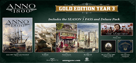 Anno 1800 Gold Edition Year 3 Pc Game Indiegala