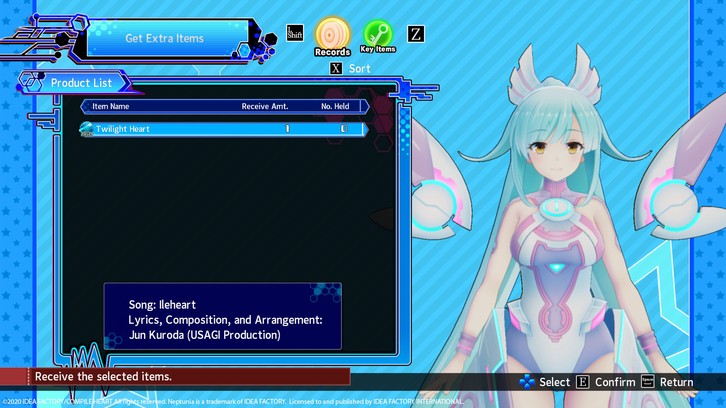 Neptunia Virtual Stars In Game Bgm Ileheart Twilight Heart Pc Game Indiegala