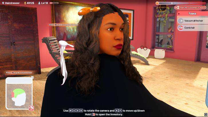 Hairdresser Simulator: Long Hair DLC image