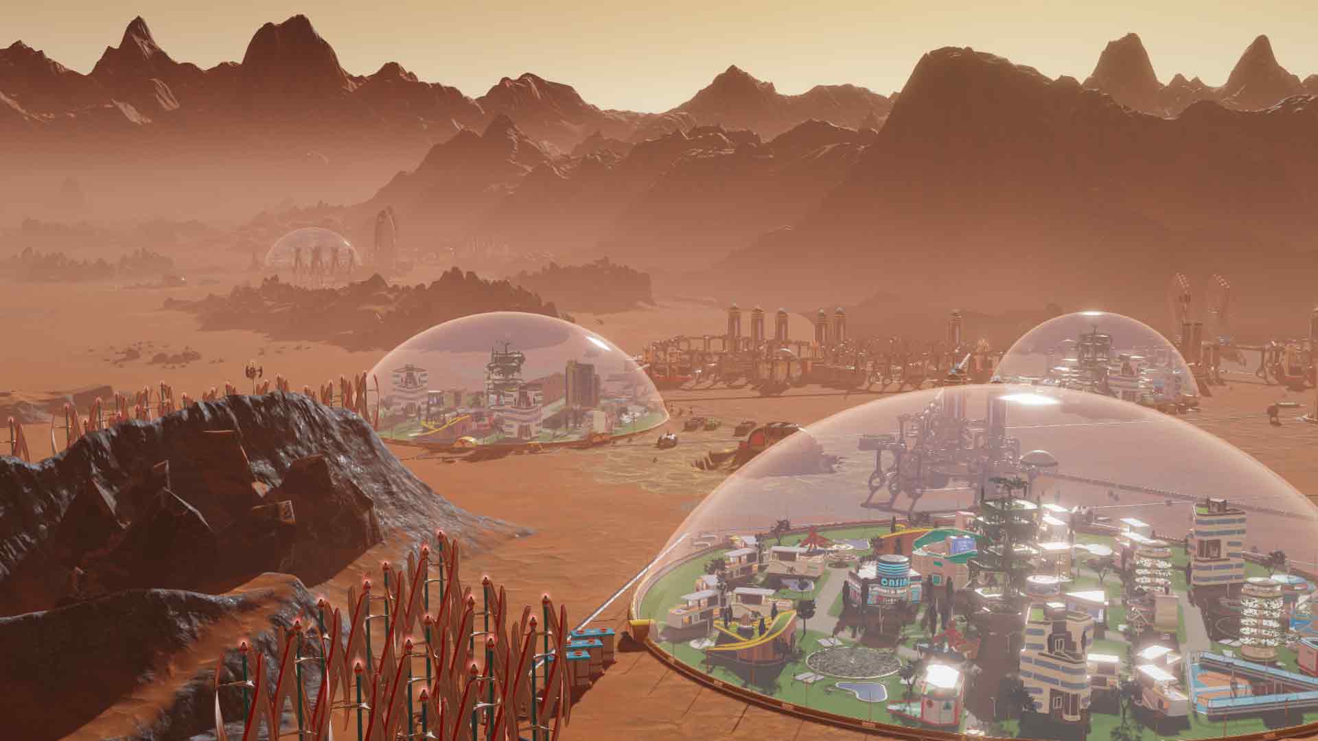 Surviving mars stellaris dome set описание