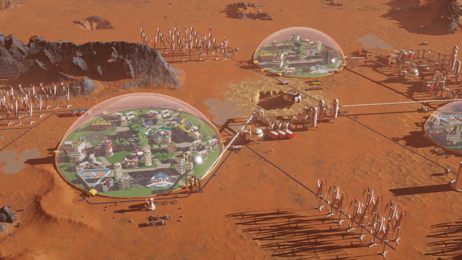 Surviving mars stellaris dome set описание