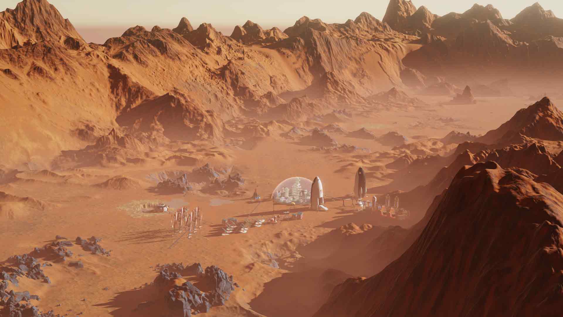 Surviving mars stellaris dome set описание